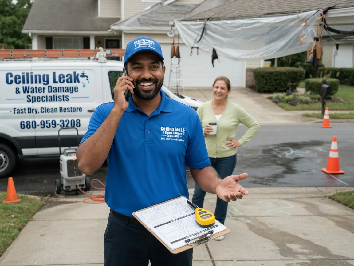 Ceiling Leak Cleanup Rehoboth, NM FAQs